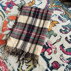 Plaid Scarf, Wrap, Shawl